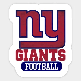 NY GIANTS FOOTBALL LEGEND TEAM Sticker